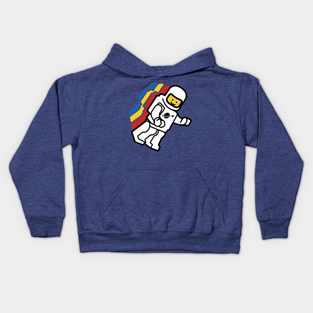 lego Floating Spaceman 1 Kids Hoodie by CedricPatels